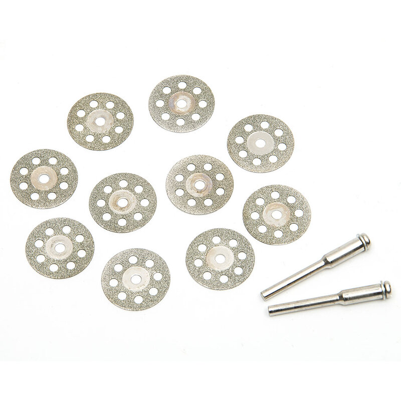 Disques de coupe en diamant 10x20mm, outil pour couper la pierre, disques abrasifs, accessoires d'outil rotatif dremel