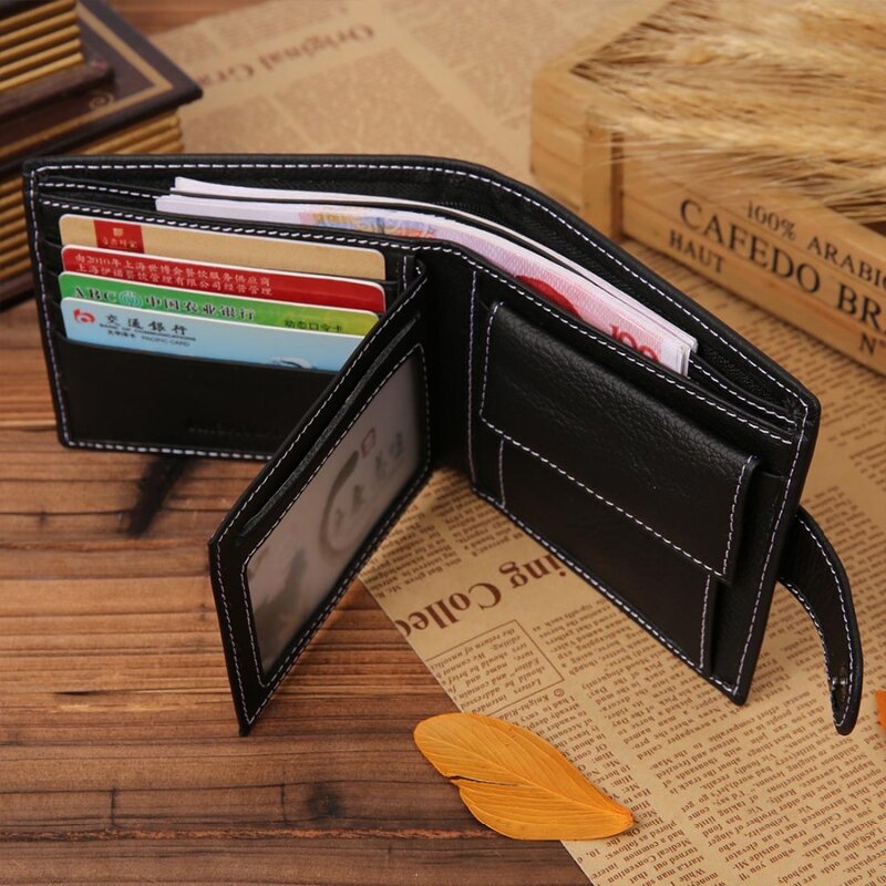JINBAOLAI-billeteras de cuero de vaca con cremallera para hombre, cartera masculina de alta calidad, con estilo de muestra