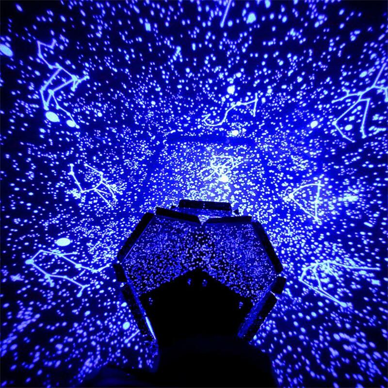Gwiazda LED Master lampka nocna LED projektor gwiazda lampa projektor nieba kosmos światła nocne LED lampa prezent dla dziecka Home Decoration