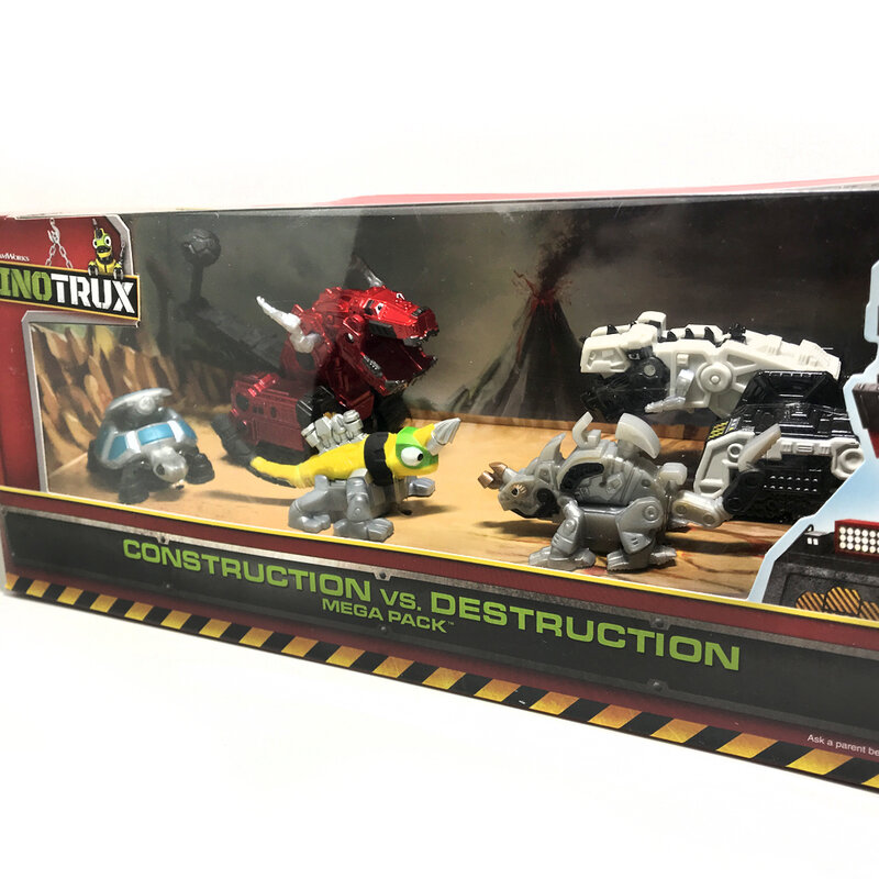 Для Dinotrux динозавр грузовик съемный динозавр игрушка автомобиль мини модели новые детские подарки игрушки динозавр модели мини детские игрушки
