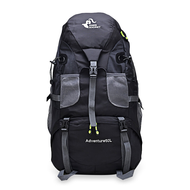 Hot Sale 50L Mochila Ao Ar Livre Saco de Acampamento Caminhadas Mochilas de Montanhismo À Prova D' Água Molle Saco De Escalada Esportiva Mochila FK0396