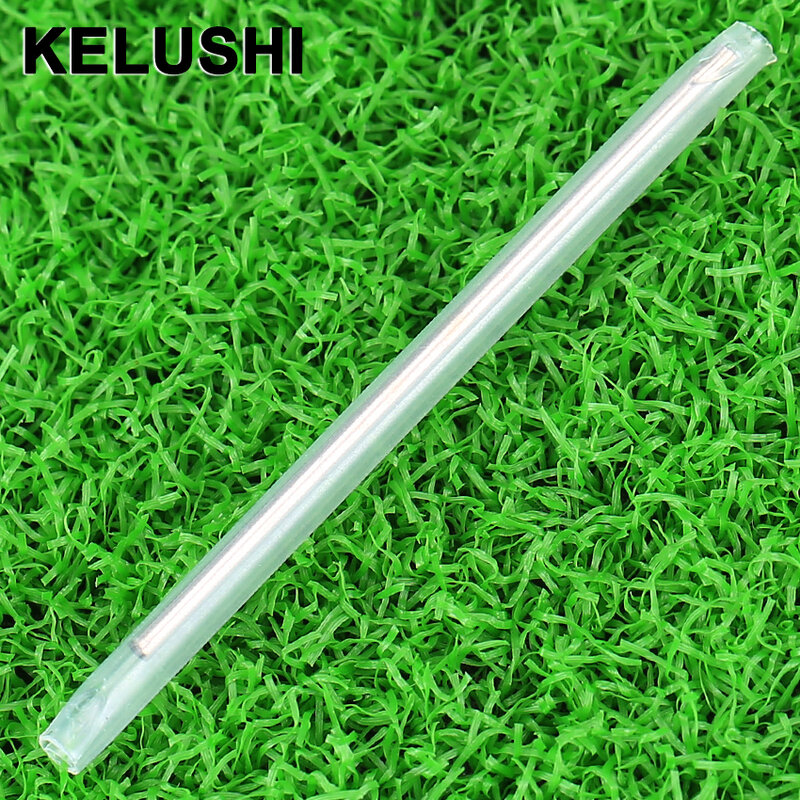 KELUSHI-Tubo termorretráctil de fibra, tubo retráctil de acero inoxidable de 58mm, 100 piezas cada paquete