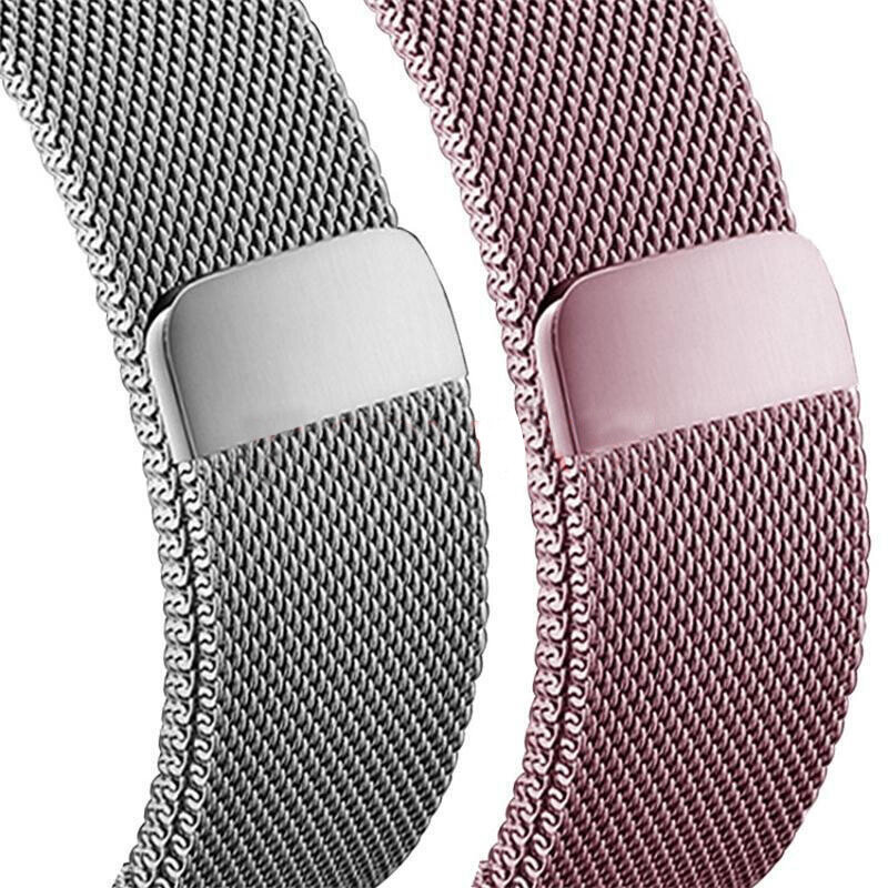 Milanese Loop Band For Apple Watch Band Strap 42mm 38mm Iwatch4 3 2 1 Mdnen Stainless Steel Link Bracelet Watch Magnetic Buckle