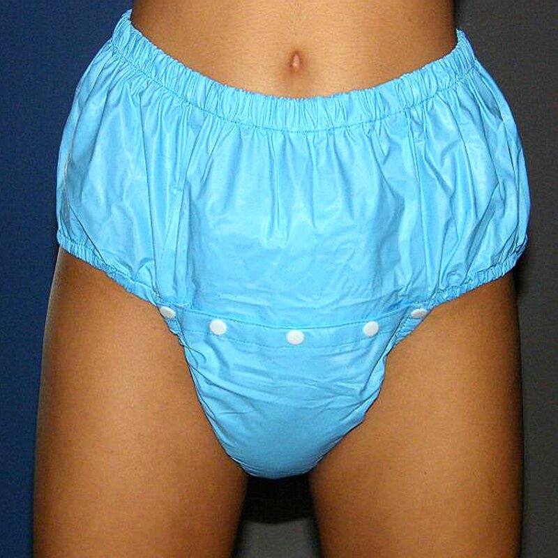 Darmowa wysyłka FUUBUU2211-Ttransparent-XXL-1 otwarta przednia wodoodporna spodnie dla dorosłych jednorazowe nietrzymanie moczu z tworzywa sztucznego spodnie pieluchy