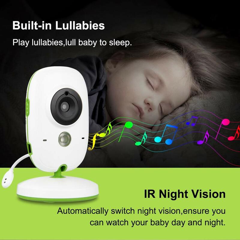 HYASIA Câmera Two-way Discussão Baby Monitor Sem Fio Do Bebê para Recém-nascidos Câmera Babá Rádio Video Baby Monitor de Visão Noturna bebe VB603