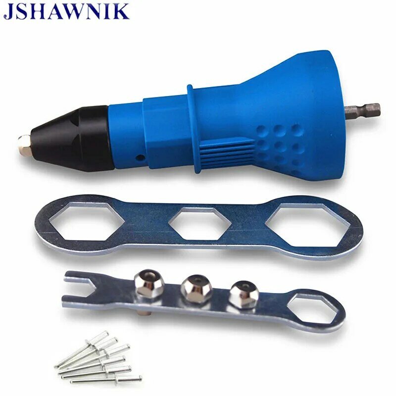 Electrical Rivets Tool Adaptor Cordless Drill Adapter Rivet Gun Adapter For Blind Rivets 2.4 to 4.8mm