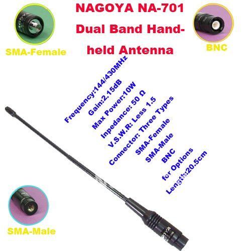 Nouvelle antenne portable double bande NAGOYA NA-701 144/430 MHz