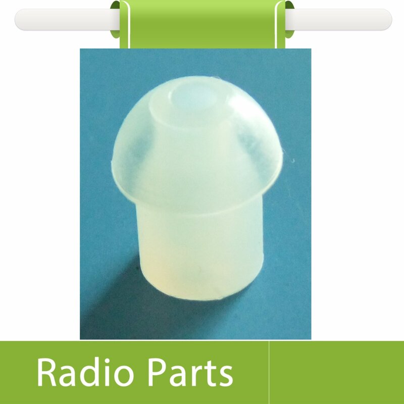 50x limpar cogumelo eartip para tubo acústico fone de ouvido peças de reposição