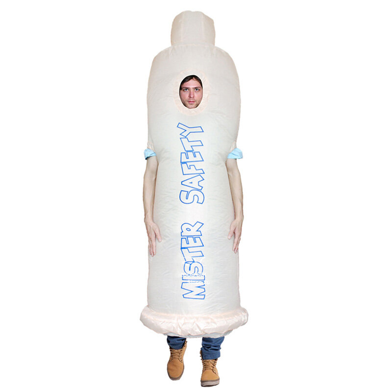 Sexy inflables disfraz de Willy disfraz de Halloween para hombres y mujeres de la noche pene Cosplay traje fiesta de Dick Disfraces para adultos