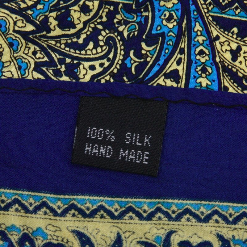 Spring New Arrival 100% Natural Silk Handmade Pocket Handkerchief Premium Square Hanky With Giftbox