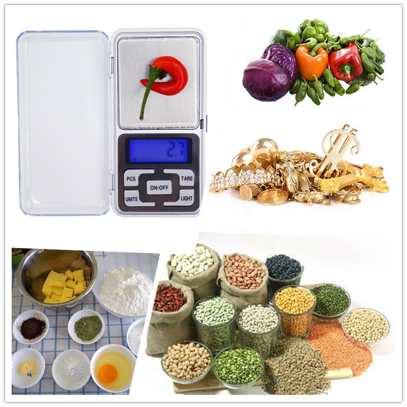 Electronic Digital Pocket Jewelry  Kitchen Weight Scale 1000g 1kg 0.1g  with retail box 20% OFF