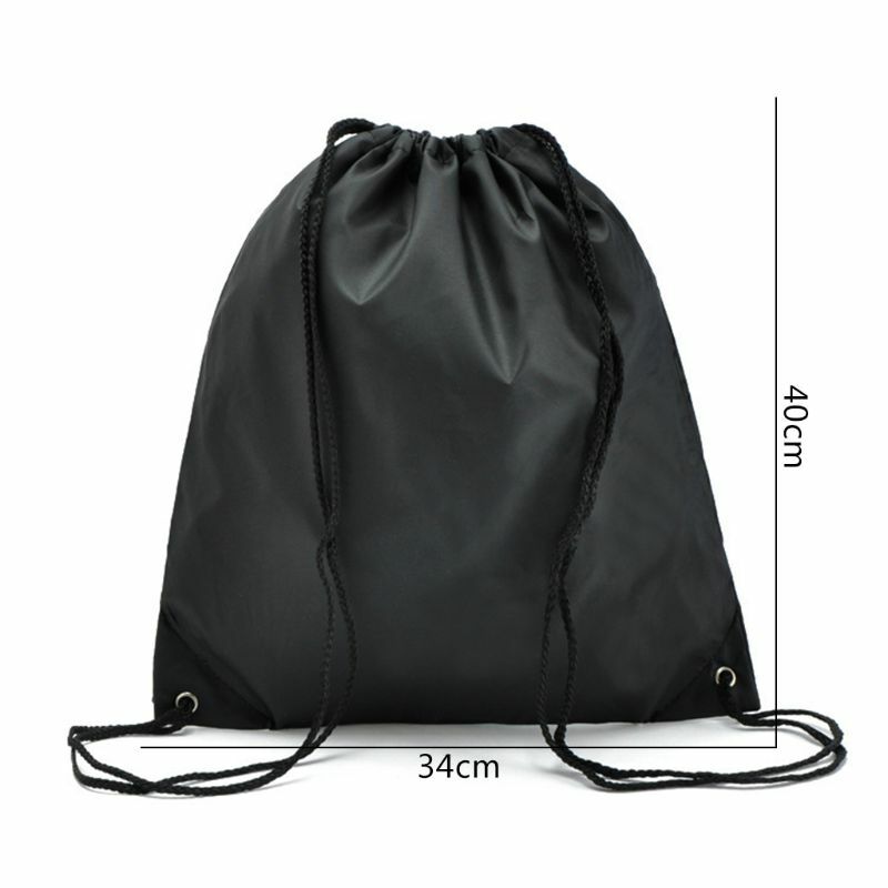 Drawstring Bag Sports Waterproof Backpack Bundle Pocket Logotipo de impressão personalizado para homens mulheres estudantes