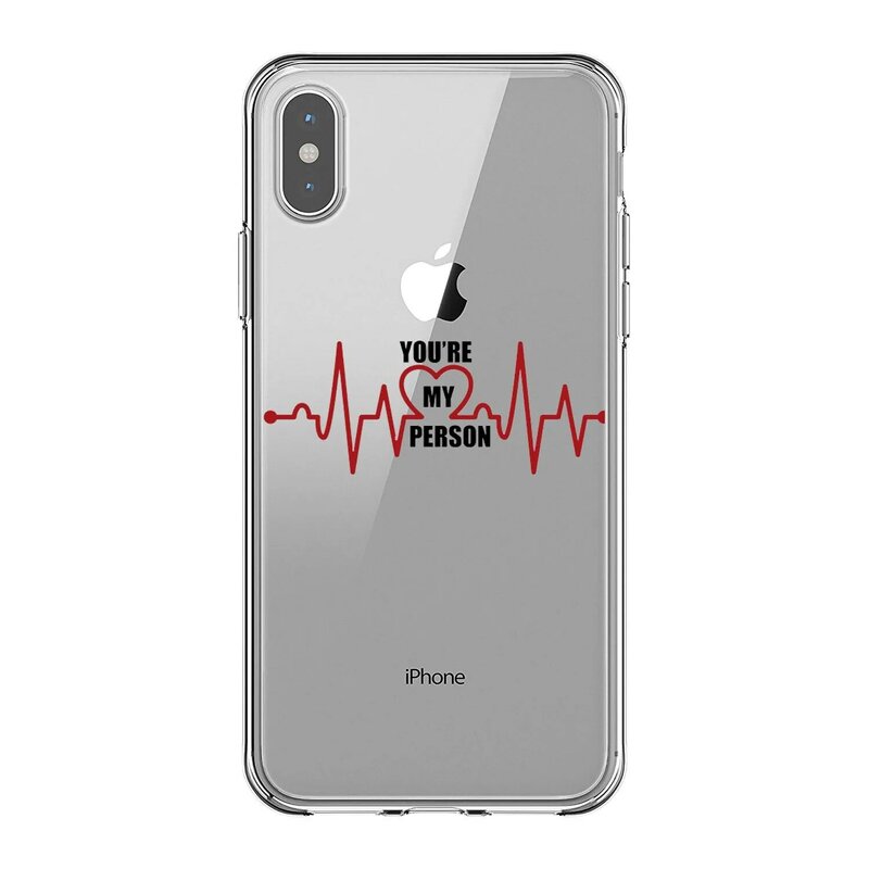 Greys Anatomy You are my person Soft silicon TPU Phone Cases Cover For iPhone 11 Pro MAX 2019 5 5S 6 6SPlus 7 8Plus X XR XS MAX
