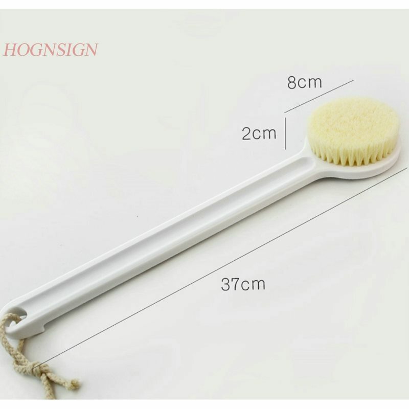 Bathing Artifact Bath Brush Long Handle Soft Hair Towel Tool Back Body Cleansing Care Stress Relax Shower Massager