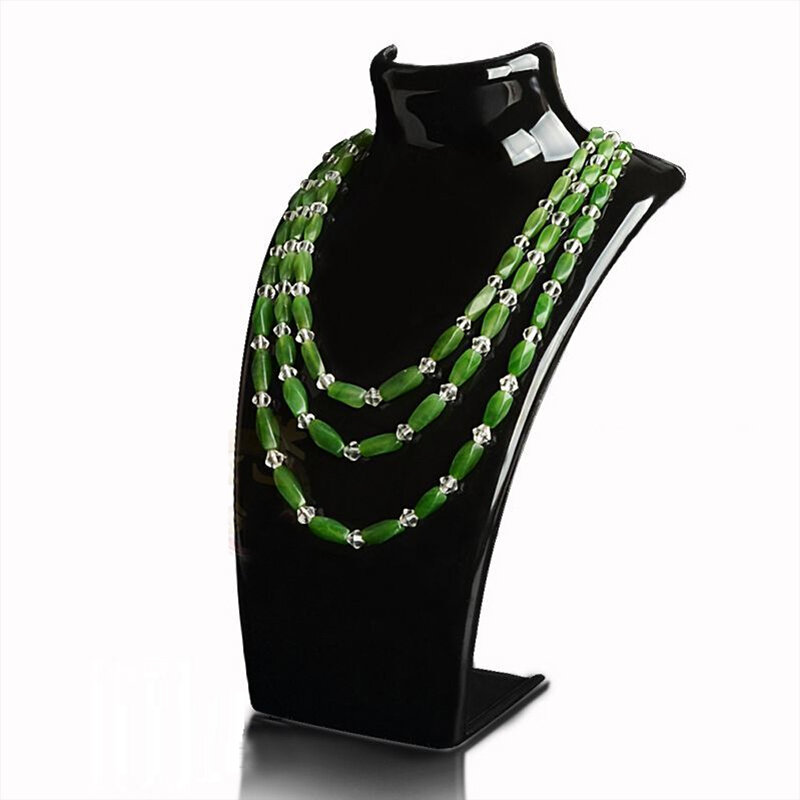Soporte de exhibición de collar de maniquí, colgante de joyería, tres colores, 20x13,5x6cm, venta al por menor, nuevo y gran oferta