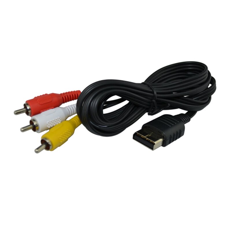 1.8M Composite AV Audio Video TV Adapter Cable for SEGA Dreamcast RCA Cord for DC