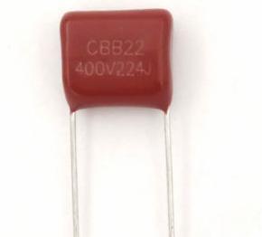 Condensador de película CBB22, 400V, 224J, 0,22 UF, 220nF