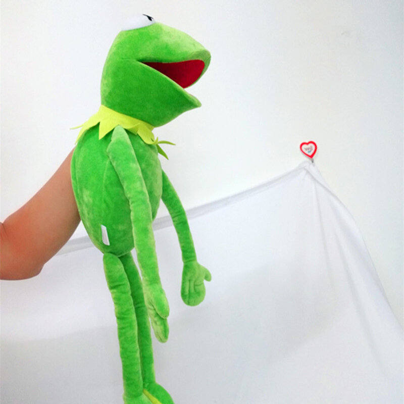 Marionnettes en peluche Disney The Muppet Show 60cm Kermit frog, poupée en peluche, jouets en peluche, cadeau d'anniversaire pour votre enfant