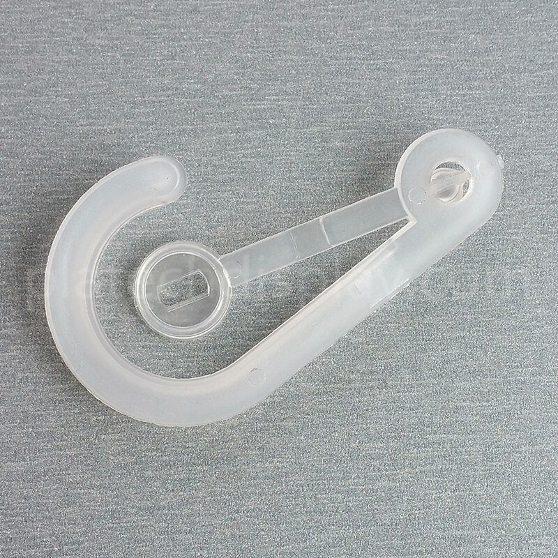 1000pcs plastik PP produk kaus kaki paket Hang Display Hook klip gantungan aksesoris pakaian