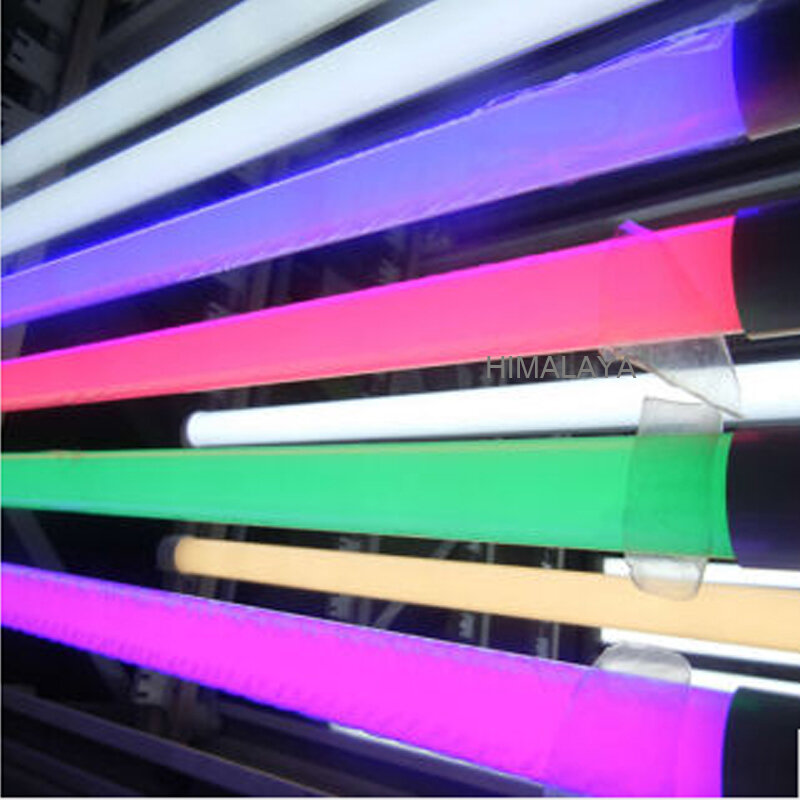 Toika-tubo de luz LED integrado T8, lámpara en forma de v de 5 pies, 50W, 100 MM, 1500m, rojo, verde, azul, AC85-265V de tubo de colores, 1,5 unids/lote