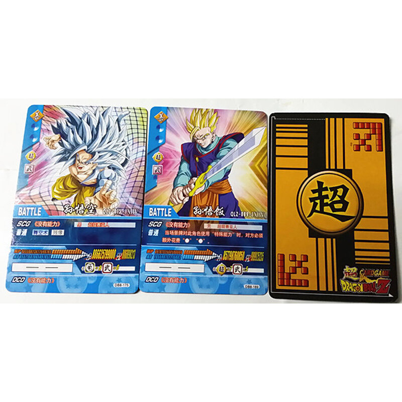 408pcs/lot Dragon Ball Z Cards  Super Saiyan Goku Vegeta Freeza Collection Cards Dragon Ball Z Action Figure Cards Kid Gift Toy