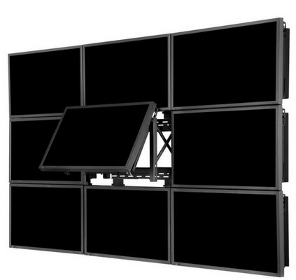 LCD Video Wall 46นิ้ว Super Slim 3X3 LCD ผนังแคบ Splicing หน้าจอ CC TV ผนัง