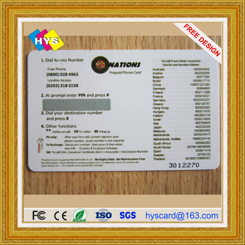 Blank pvc  white  card and Plastic Scratch Card  for Plastic Card Printer