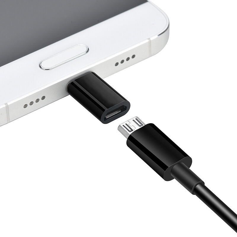 Adaptador de cable micro USB tipo C USB 3.1 FFFAS hembra a tipo C macho convertidor cargador USB-C para Xiaomi Mi6 Huawei P9 P10 Letv 2
