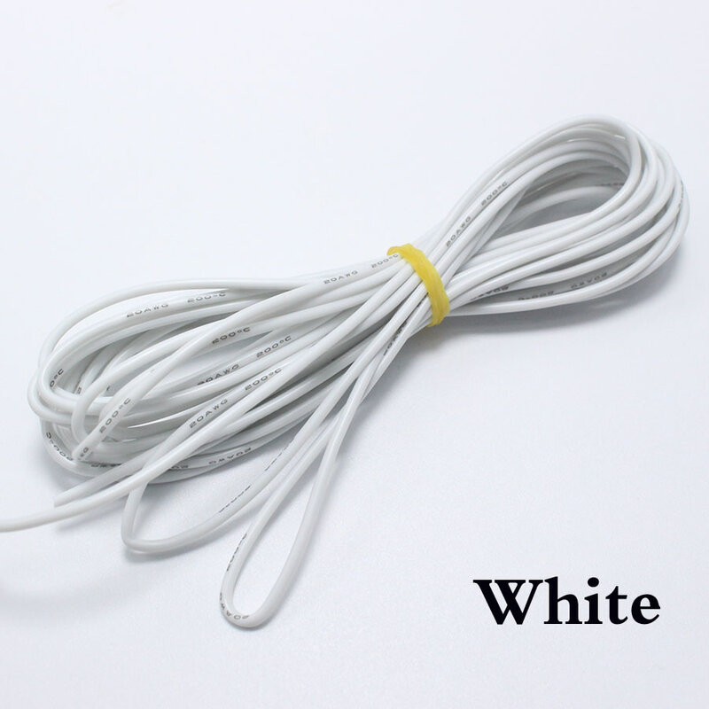 O długości 10 metrów 30AWG przewód silikonowy Ultra elastyczny przewód 0.055mm2 ocynowany drut miedziany linia testowa drutu