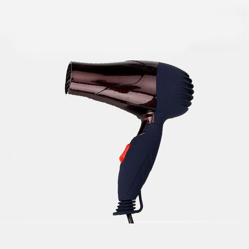 1500 W Mini ventilador de pelo plegable Enchufe europeo secador de pelo eléctrico para el hogar con boquilla de recogida pelo de bajo ruido secador