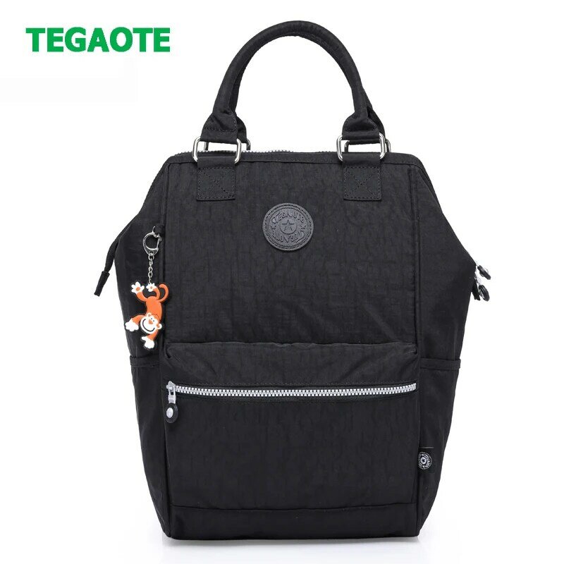 Tegaote 패션 여성 배낭 십 대 소녀에 대 한 고품질 청소년 나일론 학교 배낭 여성 여행 노트북 bagpack mochila