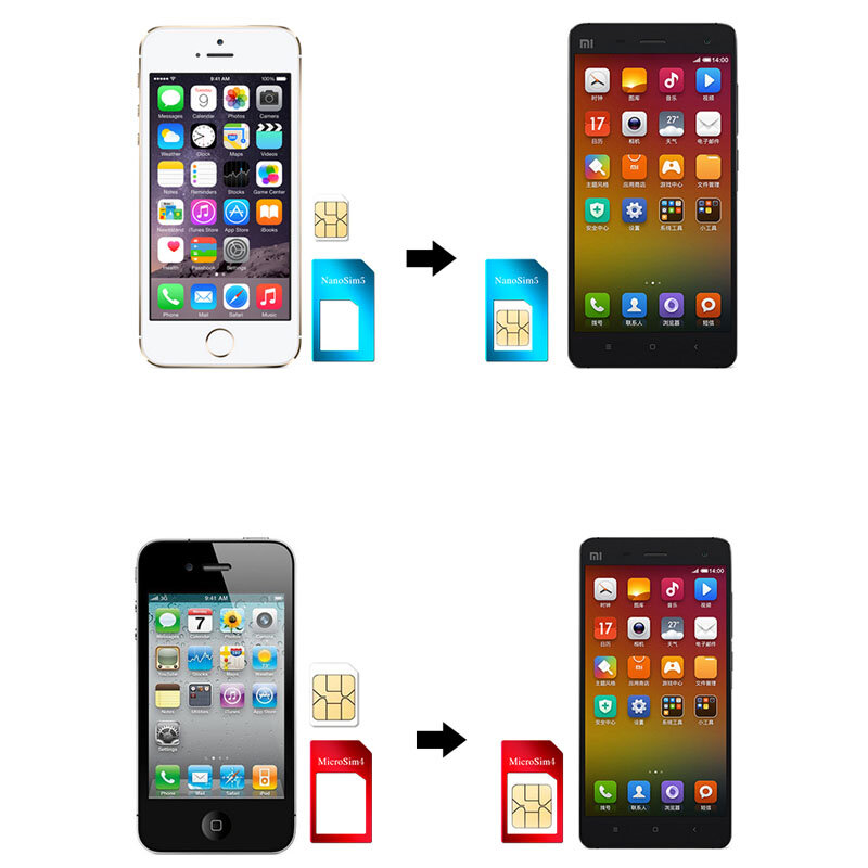 5 в 1, адаптер для SIM-карты для iPhone 5, набор адаптеров nano sim, адаптер для SIM-карты для телефона