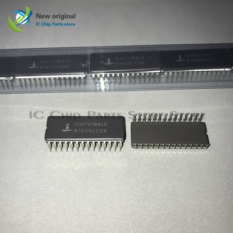 ICM7218AIJI ICM7218 DIP28 Chip IC integrado original en stock, 2/Uds.