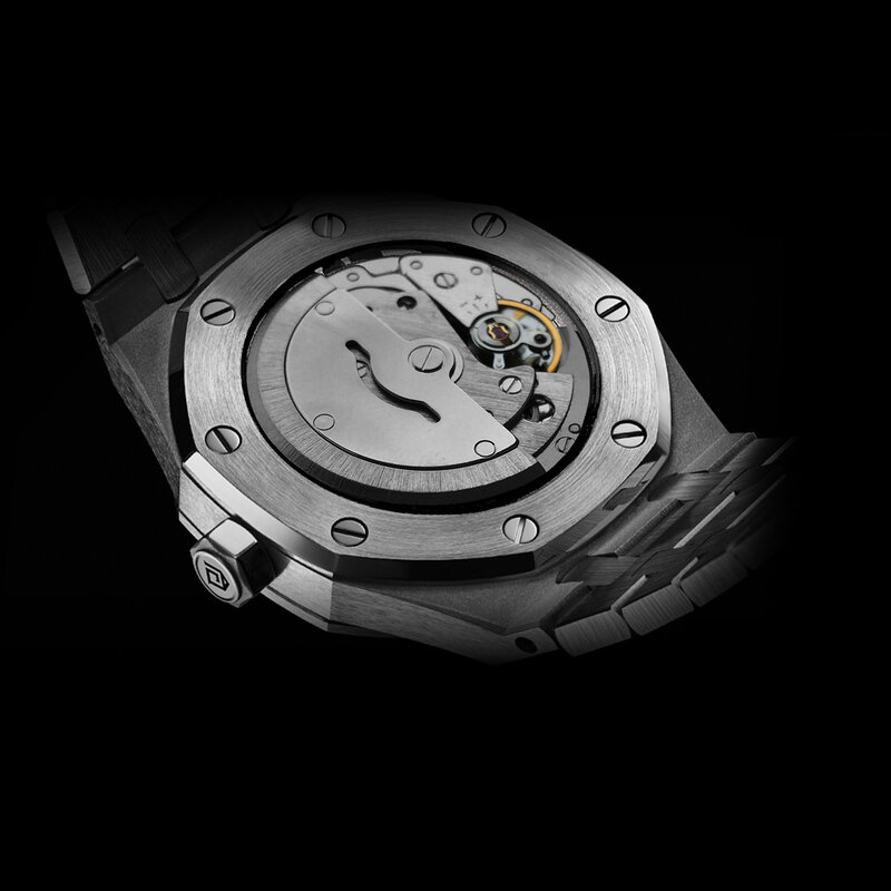 DIDUN hommes montres Top marque de luxe mécanique automatique montre de mode affaires montre bracelet en acier montre-bracelet