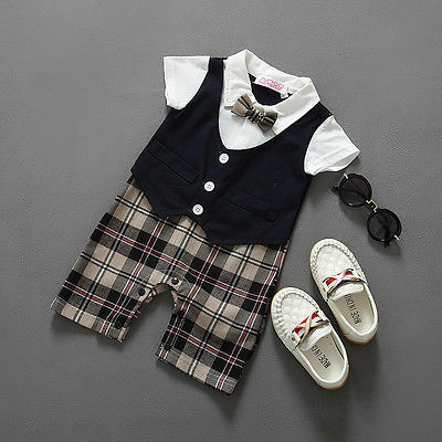 Neugeborenen STRAMPLER Baby-kleidung Neue Taufe Formale Partei Bodysuit Outfit Geschenk kurzarm Sommer 6 9 12 18 24 Monthes