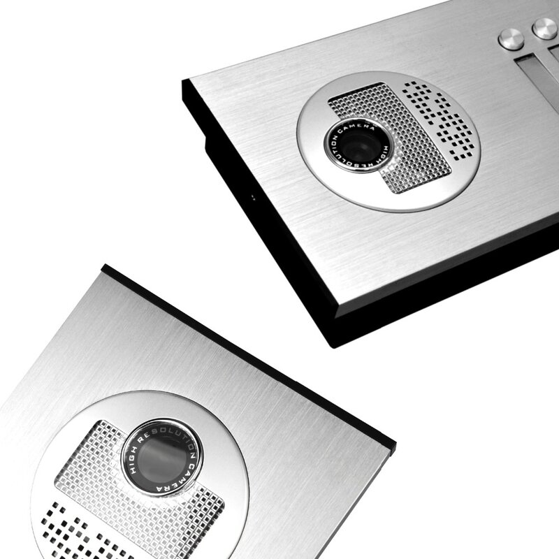 2/3/4 einheiten Apartment Intercom System Video Intercom Video Tür Telefon Kit HD Kamera 7 "Monitor mit RFID keyfobs für 3 Haushalt