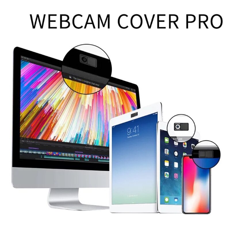3 pièces Webcam couverture étui de Protection de la vie privée pour ordinateur portable ordinateur portable tablette Macbook 10166
