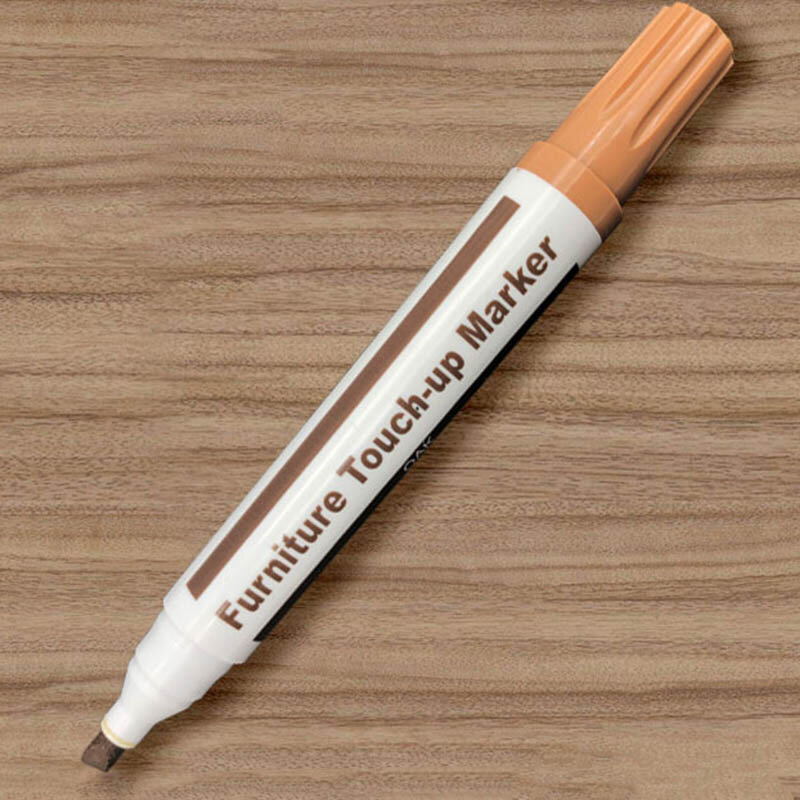 6 Kleuren Meubelreparatie Pen Touch-Up Pen Markers Krasvuller Verfverwijderaar Voor Houten Kast Vloer Tafels Stoelen