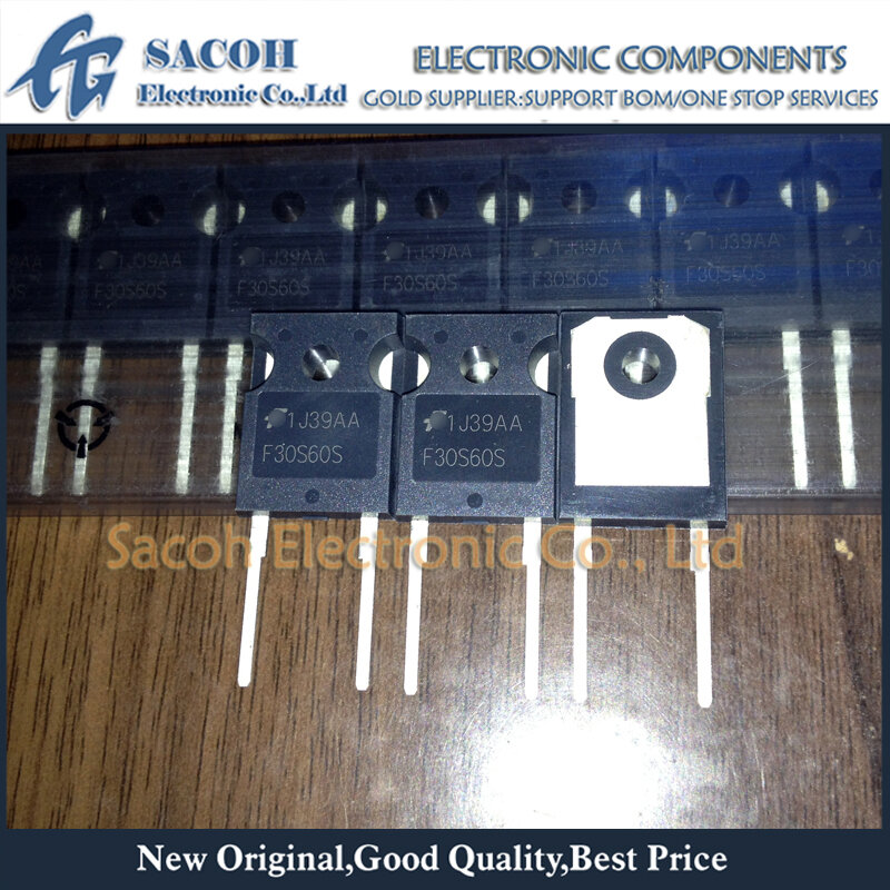 Novo produto original 10 unidades f30s60s f30s60 a-247 30a 600v diodo de recuperação rápida