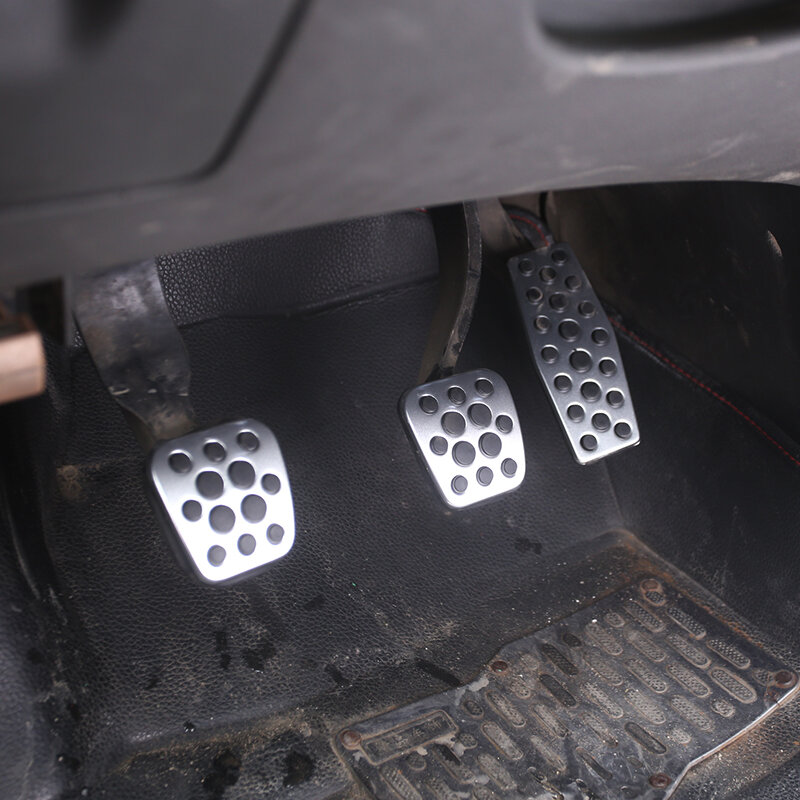 Um pouco de mudança pedais de alumínio manual embreagem do acelerador freios pedal para chevrolet chevy cruze modificado acessórios