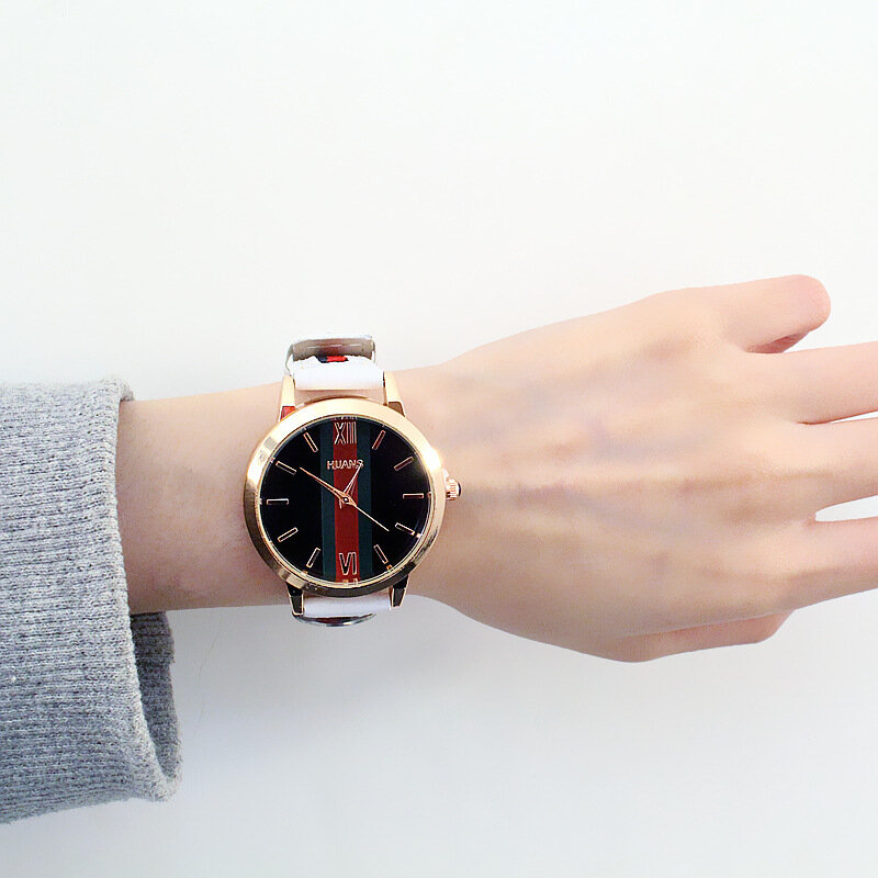 Preço especial relógios femininos vida à prova dwaterproof água moda retro couro simples casual relógio de quartzo senhoras presente aniversário