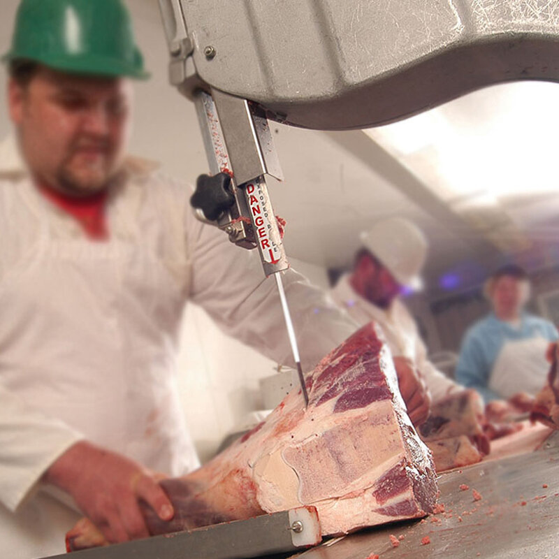 Hojas de sierra de banda de 2490mm para cortar huesos, pescado congelado, carne Hojas de sierra para alimentos, 2490x16 (19) x 0,56mm x 4TPI, ancho 16mm, 19mm