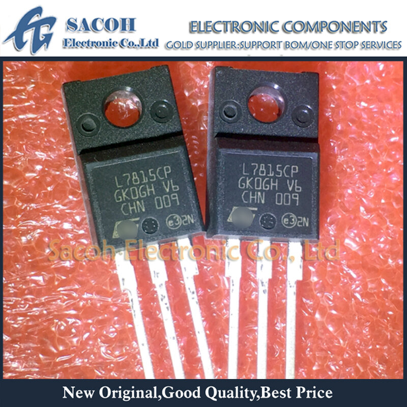 New Original 10Pcs L7815CP L7815CF OR L7812CP L7812CF OR L7810CP TO-220F 1.5A Positive Voltage Regulators