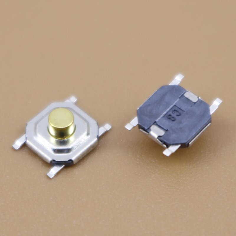 YuXi 4*4*2.5 MM micro interruptor de toque interruptor de botão de cobre cabeça de chave 4X4X2.5 Hot venda por atacado