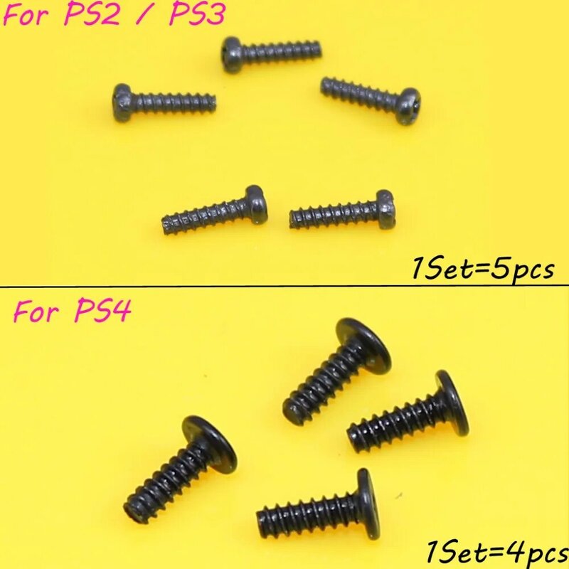 PS 3,ps2,s4コントローラー用のヘッド交換用スクリューセット,jcd