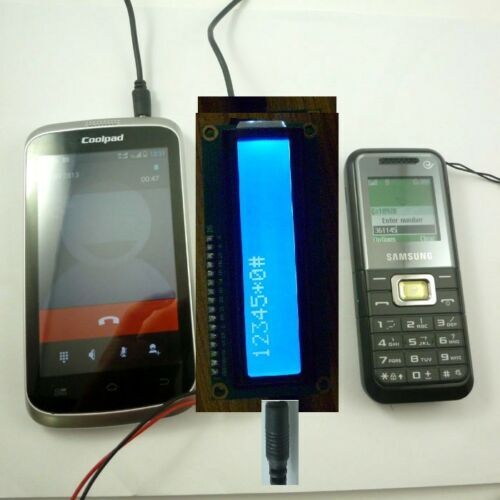 Dtmf decodificador com display lcd mt8870 módulo de voz de áudio para o telefone móvel chave almofada