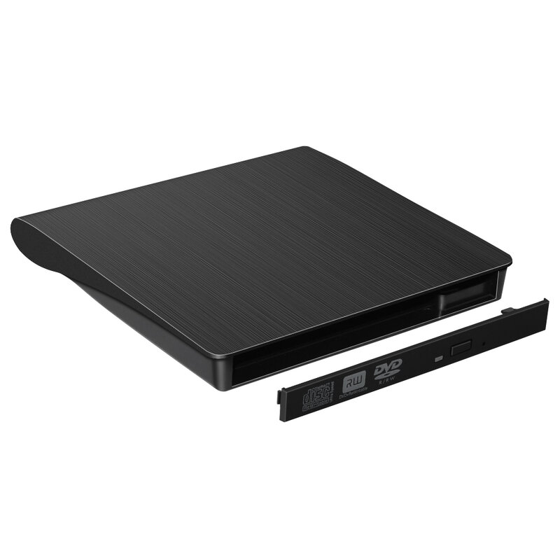 DeepFox-Unidad de DVD USB 12,7 de 3,0mm, carcasa de unidades ópticas externas SATA a USB, carcasa externa para portátil, Notebook sin unidad