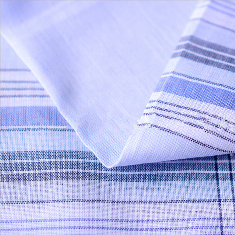 50Pcs/lot SHSEJA Classic Vintage Plaid Stripe Handkerchief Hanky Men Pocket Squares 100% Cotton Business Casual Chest Towel
