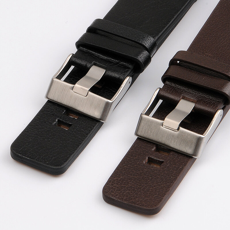 High Quality Genuine Calf Hide Leather Watchbands For Diesel Watch Strap Men's Wrist Watch Bands 26MM 27MM 28MM 30MM 32MM 34MM