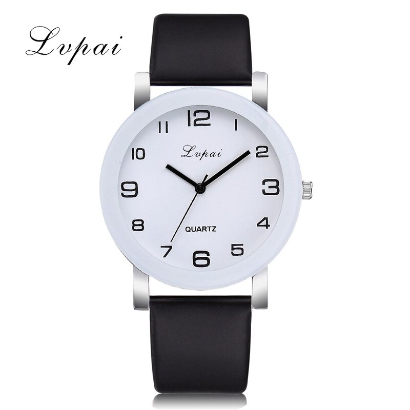 Lvpai-Relógios quartzo para mulheres, bracelete branco, vestido feminino, relógio criativo, marca de luxo, novo, 2019